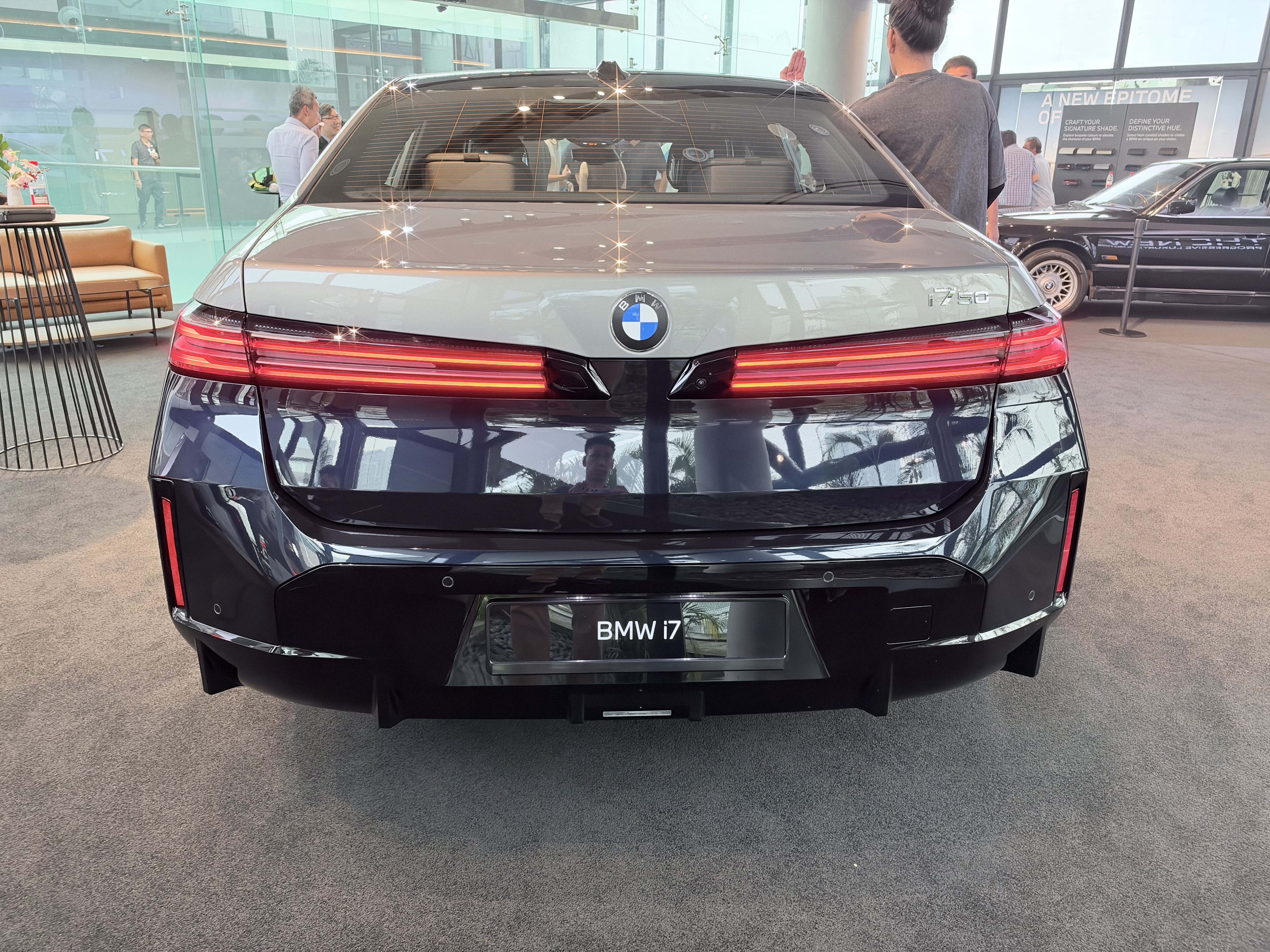 New BMW 7 Series rear view