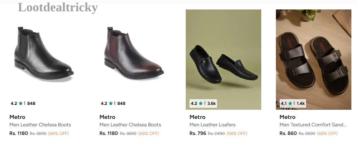 Metro Mochi Footwear – Just 70% OFF | Loot Deal