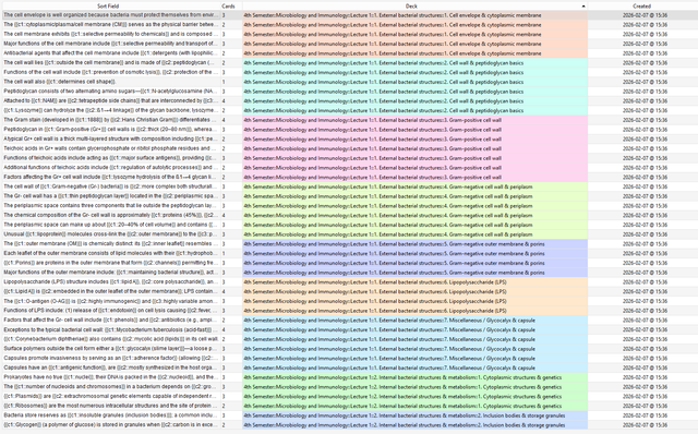 Color Code Deck Deck-Row-Colors-example