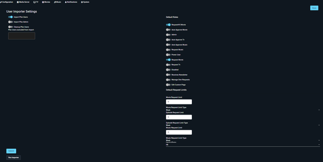 User-importer