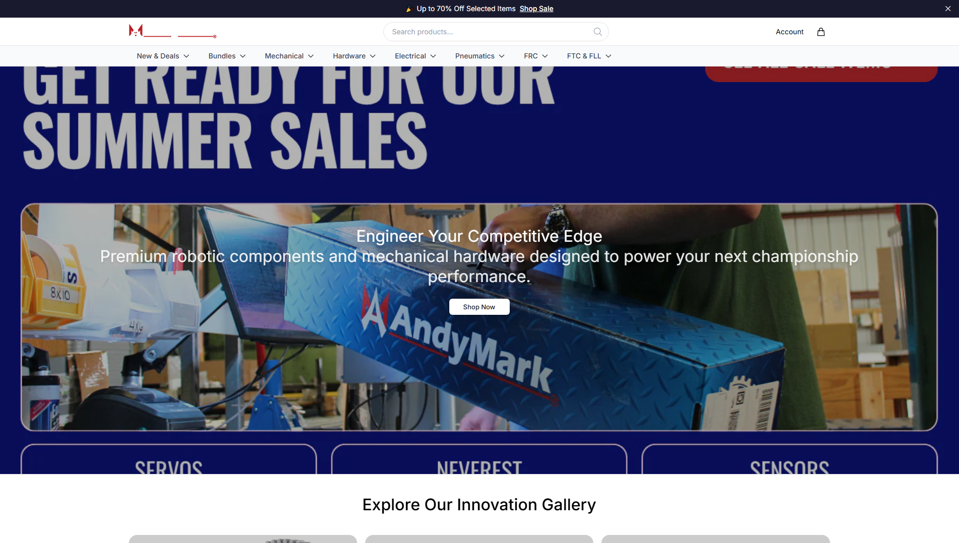 Stored capture of andymarktoys.shop