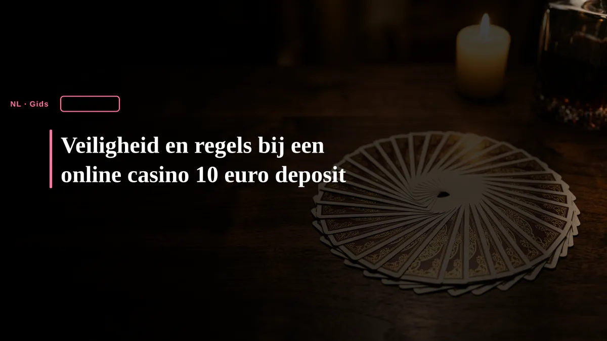 Veiligheid en regels bij een online casino 10 euro deposit