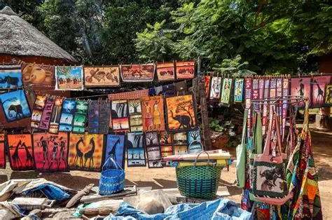 Craft stalls at Kabwata Cultural Village