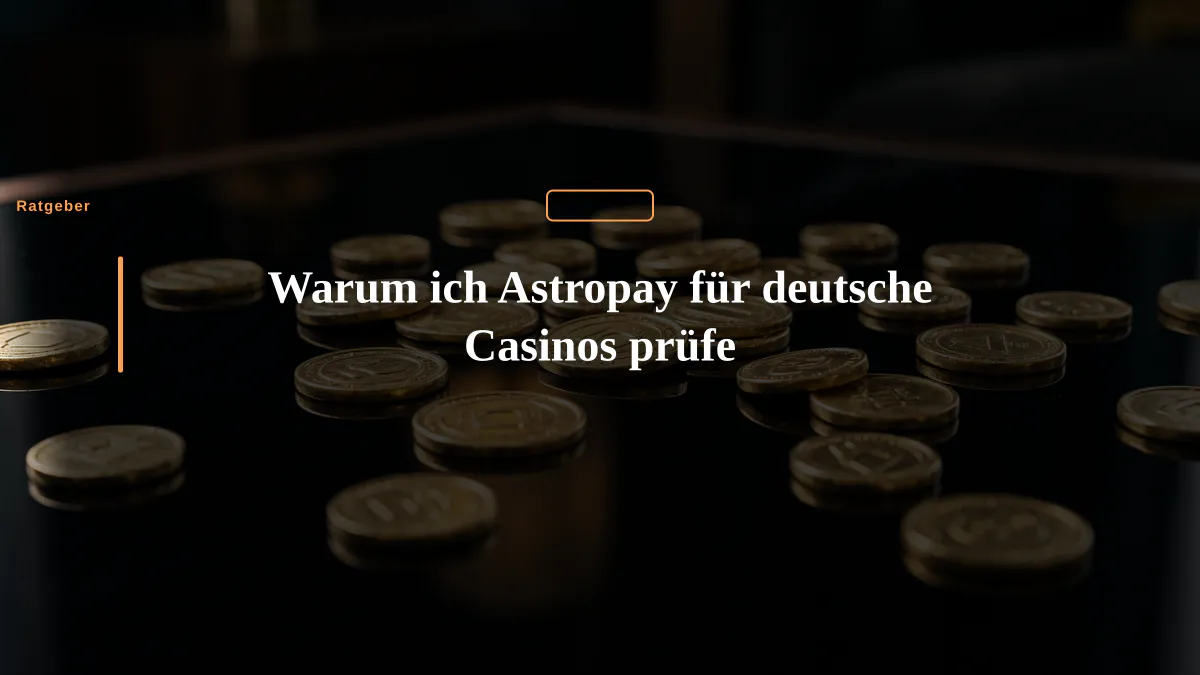 Warum ich Astropay für deutsche Casinos prüfe
