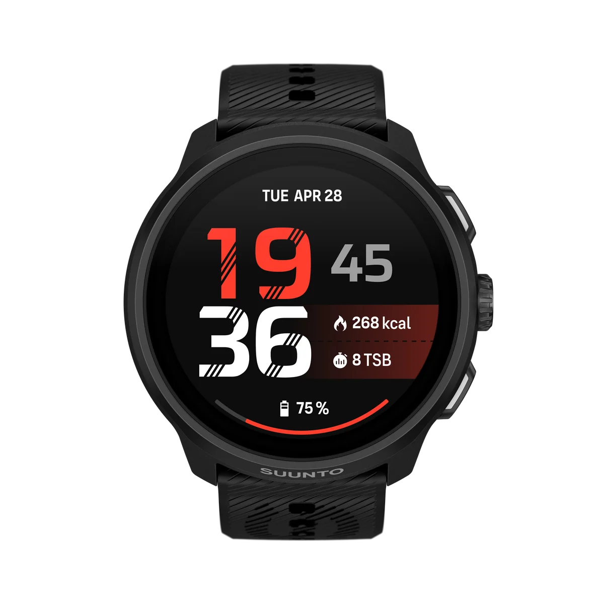 Suunto Run 2 黑色跑步手錶官方產品照