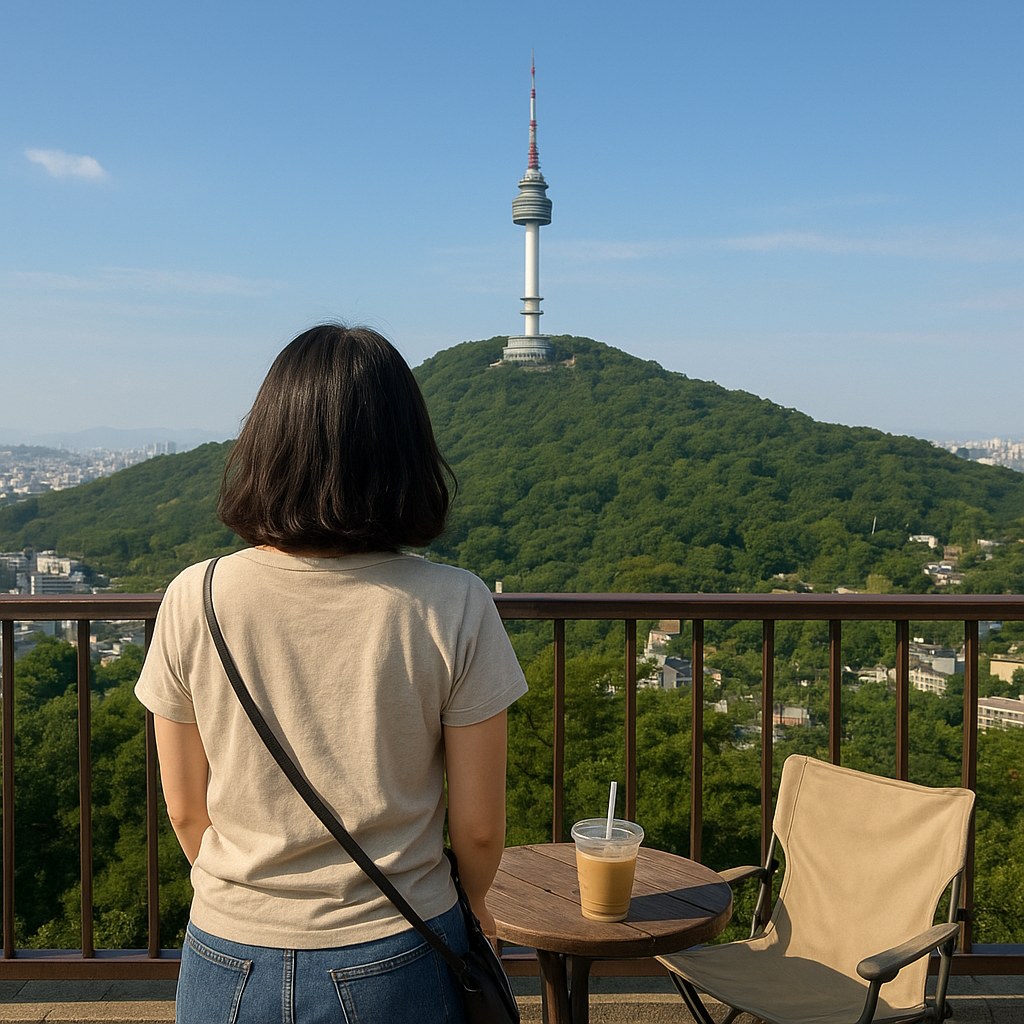 n seoul tower namsan view