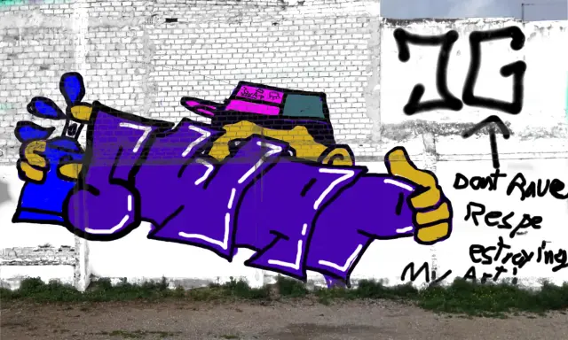 Graffiti artwork by Swap