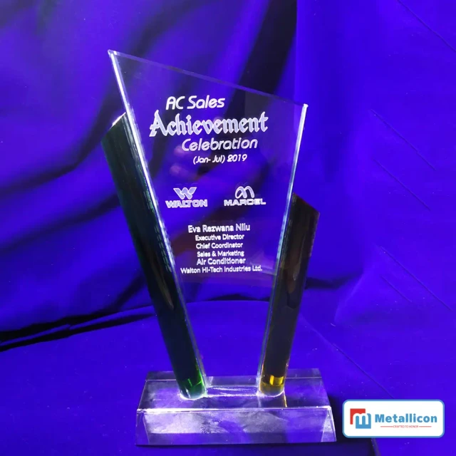 Crystal Award By Multicolor