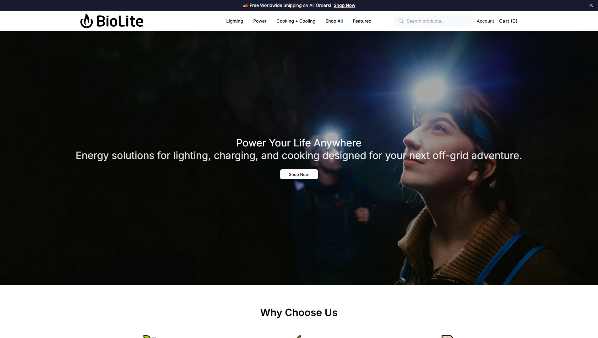Primary capture · bioliteofficial.shop