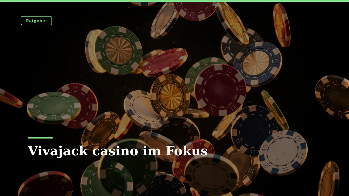 Vivajack casino im Fokus
