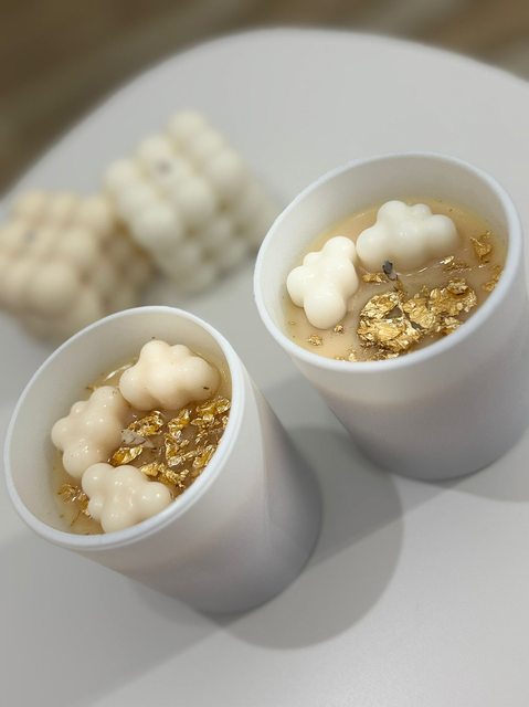 velas nubes pan de oro