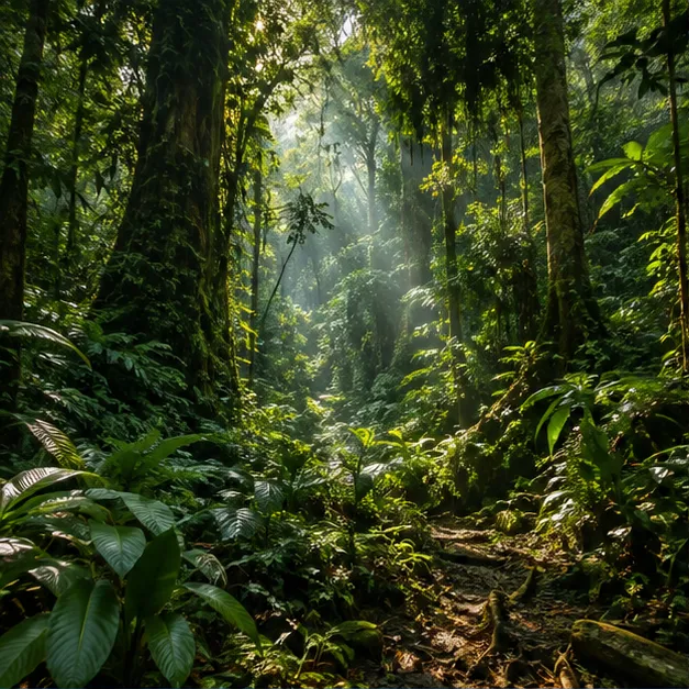 The Forest's Green Interior