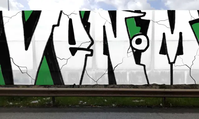 Graffiti artwork by venom