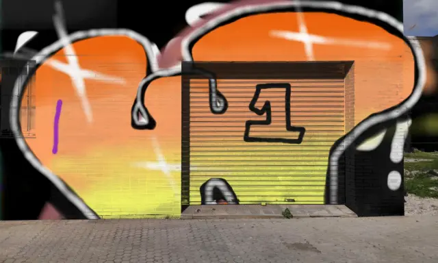 Graffiti artwork by DECAY