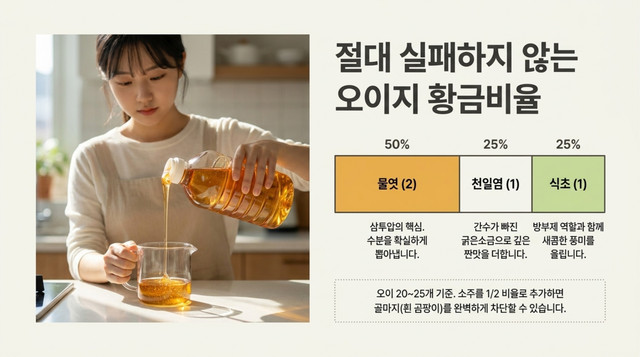 물엿 오이지 실패 원인