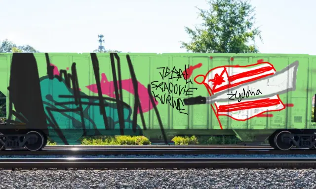 Graffiti artwork by WISLACKIPIEScts