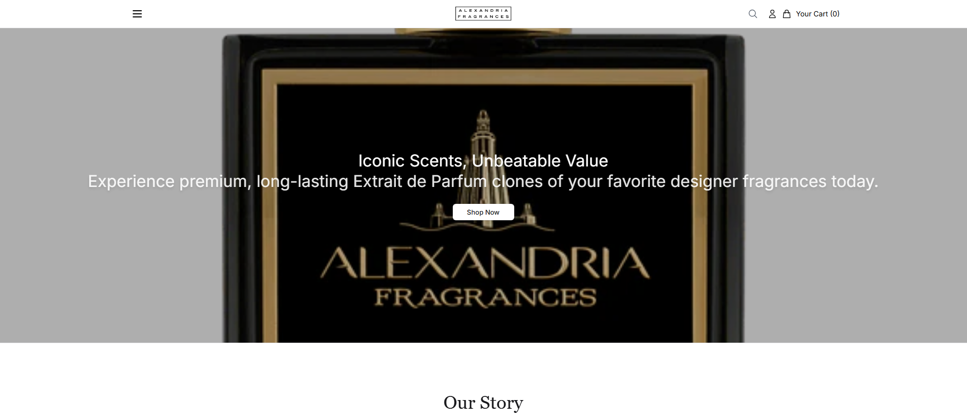 Stored capture of alexandriaukbeautyhub.shop