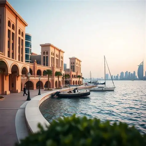 West Bay towers along the Corniche