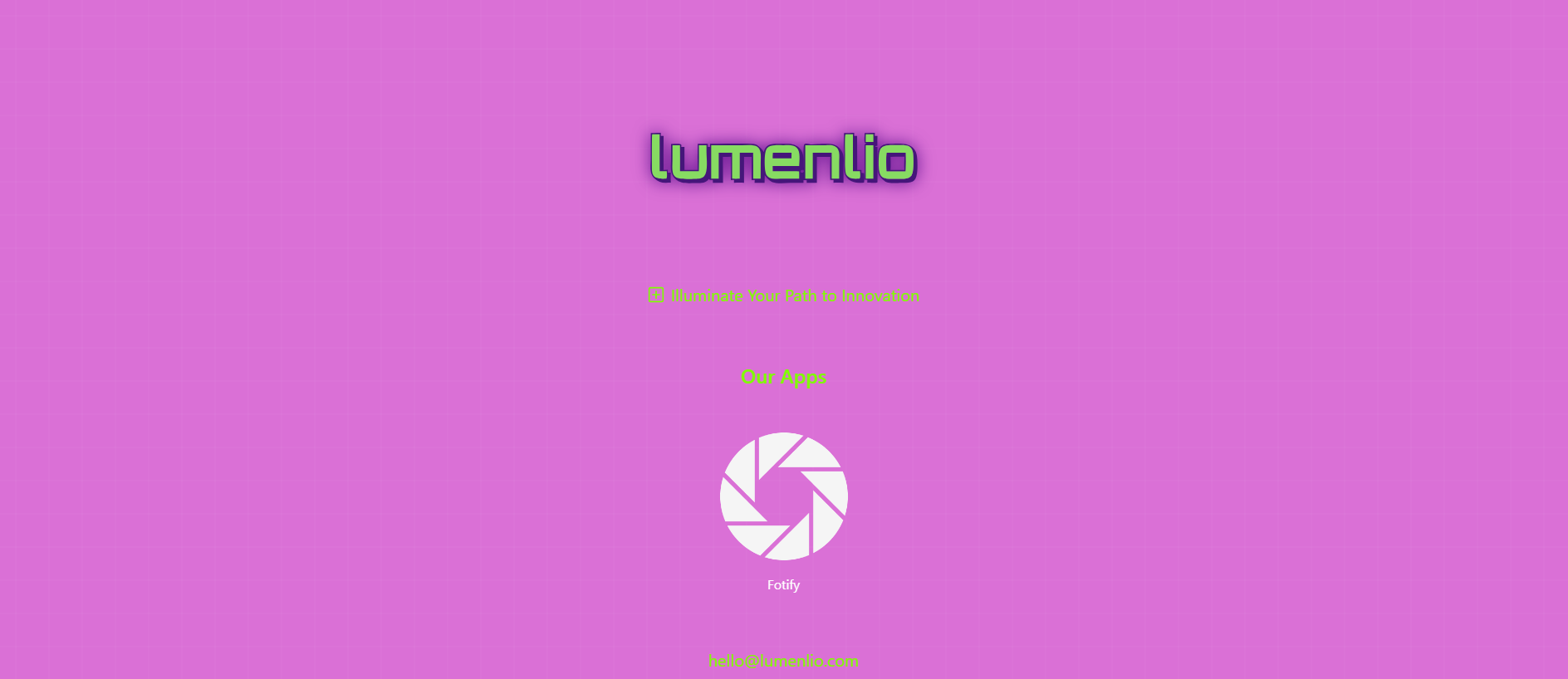 Screenshot of lumenlio.pages.dev