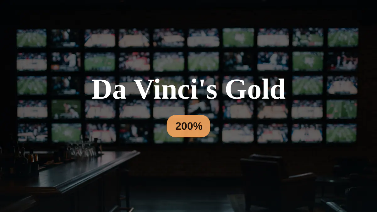 Da Vinci's Gold casino — bono de bienvenida 200%, pagos: Visa, Mastercard, Skrill, Neteller, Paysafecard