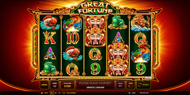 Admiral nova igra Great Fortune GreenTube Novomatic