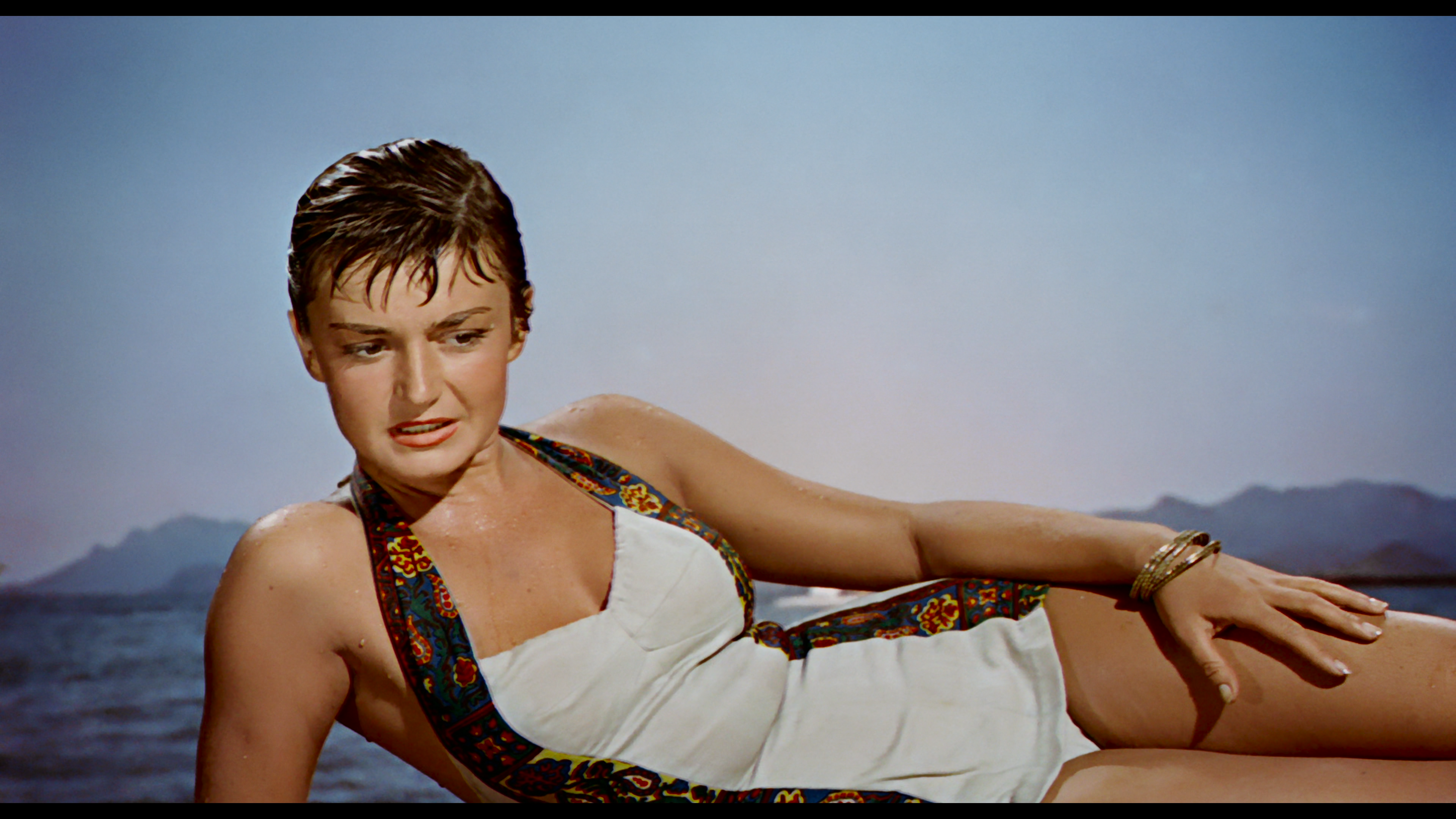 Brigitte Auber in To Catch a Thief (1955, dir. Alfred Hitchcock) 2024 Paramount 4K UHD Blu-ray screenshot