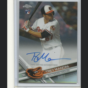 2017 Topps Chrome Trey Mancini Autograph Refractor /500