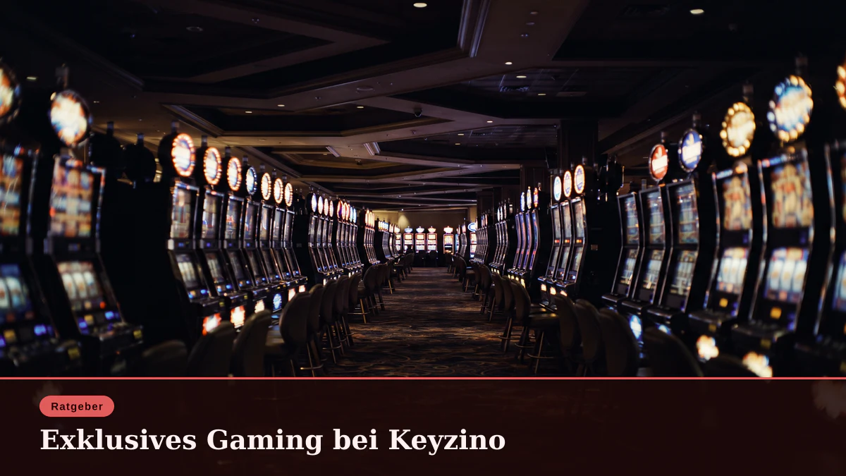 Exklusives Gaming bei Keyzino