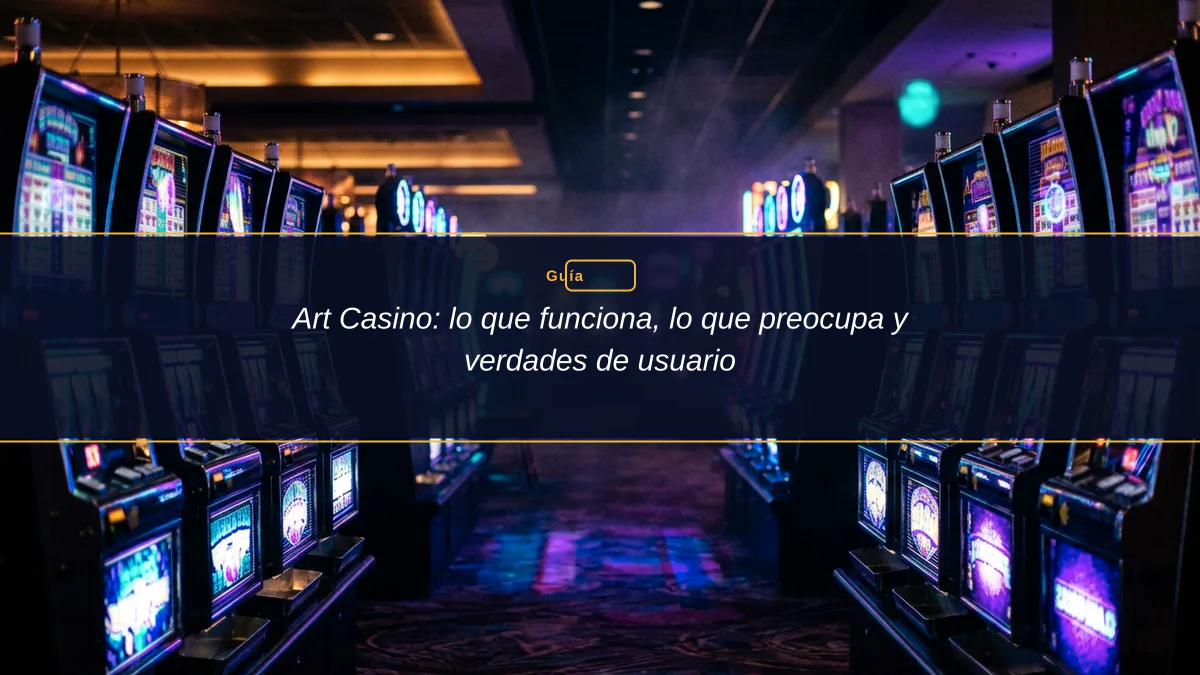 Art Casino: lo que funciona, lo que preocupa y verdades de usuario