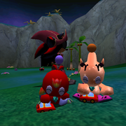 Playing-car-together