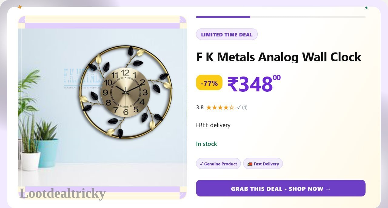 f K Metals – Just ₹348 | Exclusive Sale Discount f K Metals – Just ₹348 | Exclusive Sale Discount