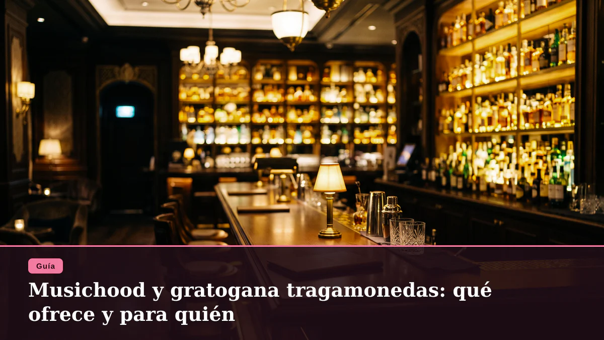 Musichood y gratogana tragamonedas: qué ofrece y para quién