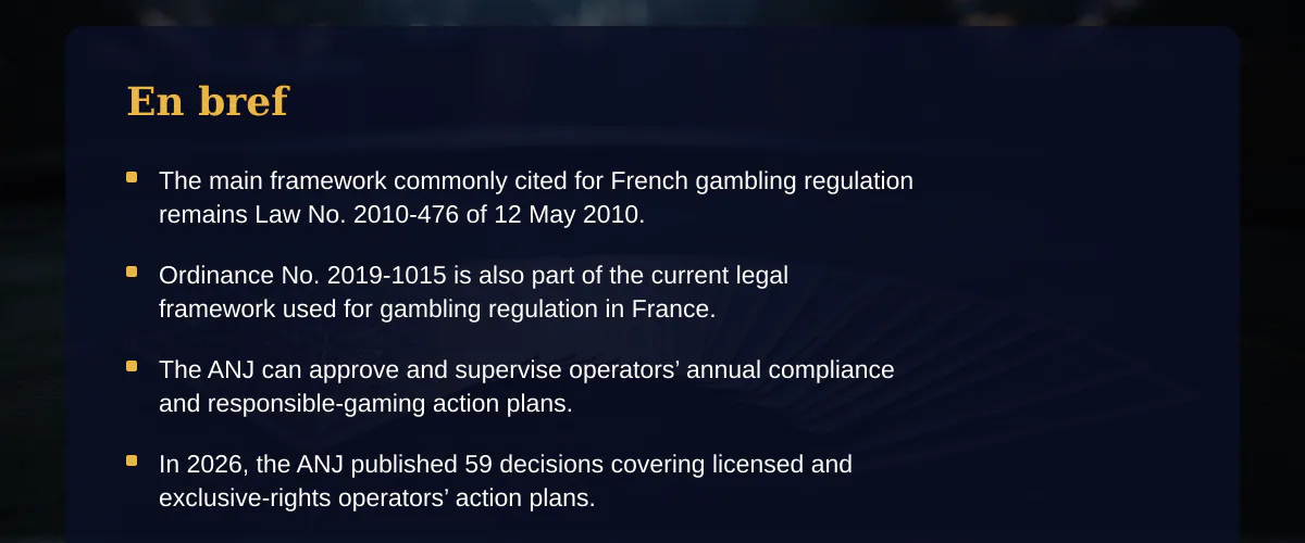 Lire un casino français en ligne fiable sans sortir du cadre — En bref