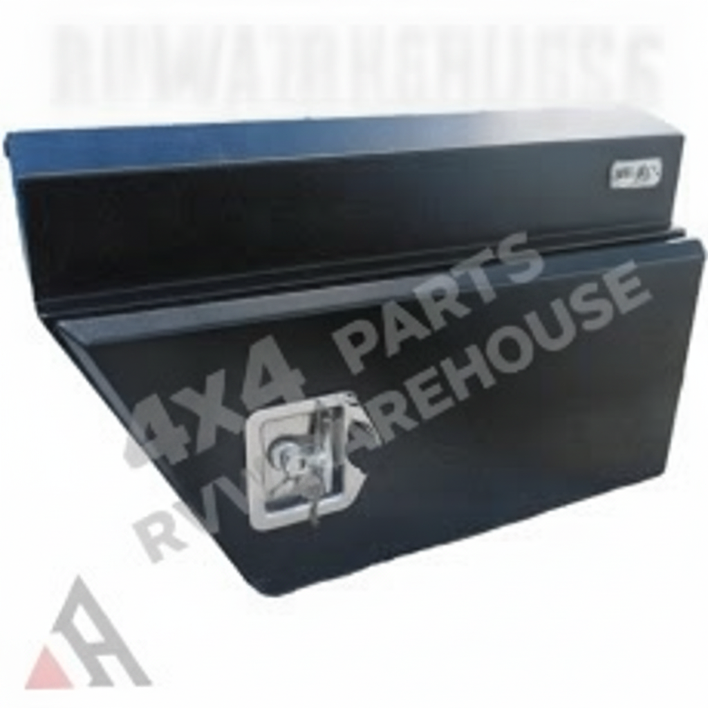 Steel Toolbox, Left Handed, 660x410x260mm, Black