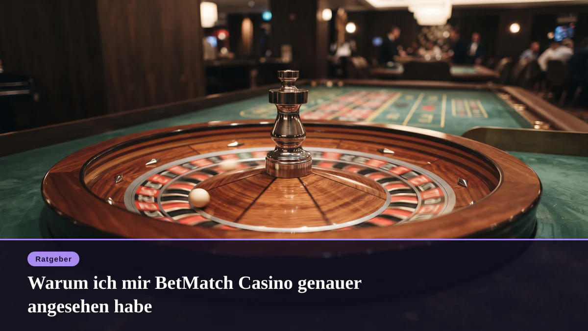 Warum ich mir BetMatch Casino genauer angesehen habe