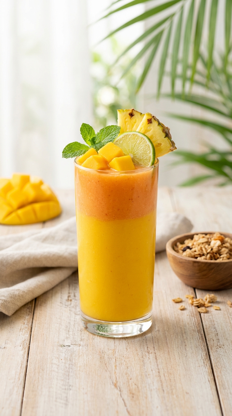 Tropical Mango Pineapple Paradise — Taste the Island Sunshine