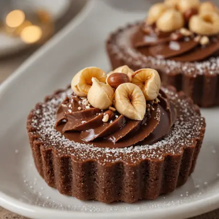 Chocolate Hazelnut Tartlet Recipe