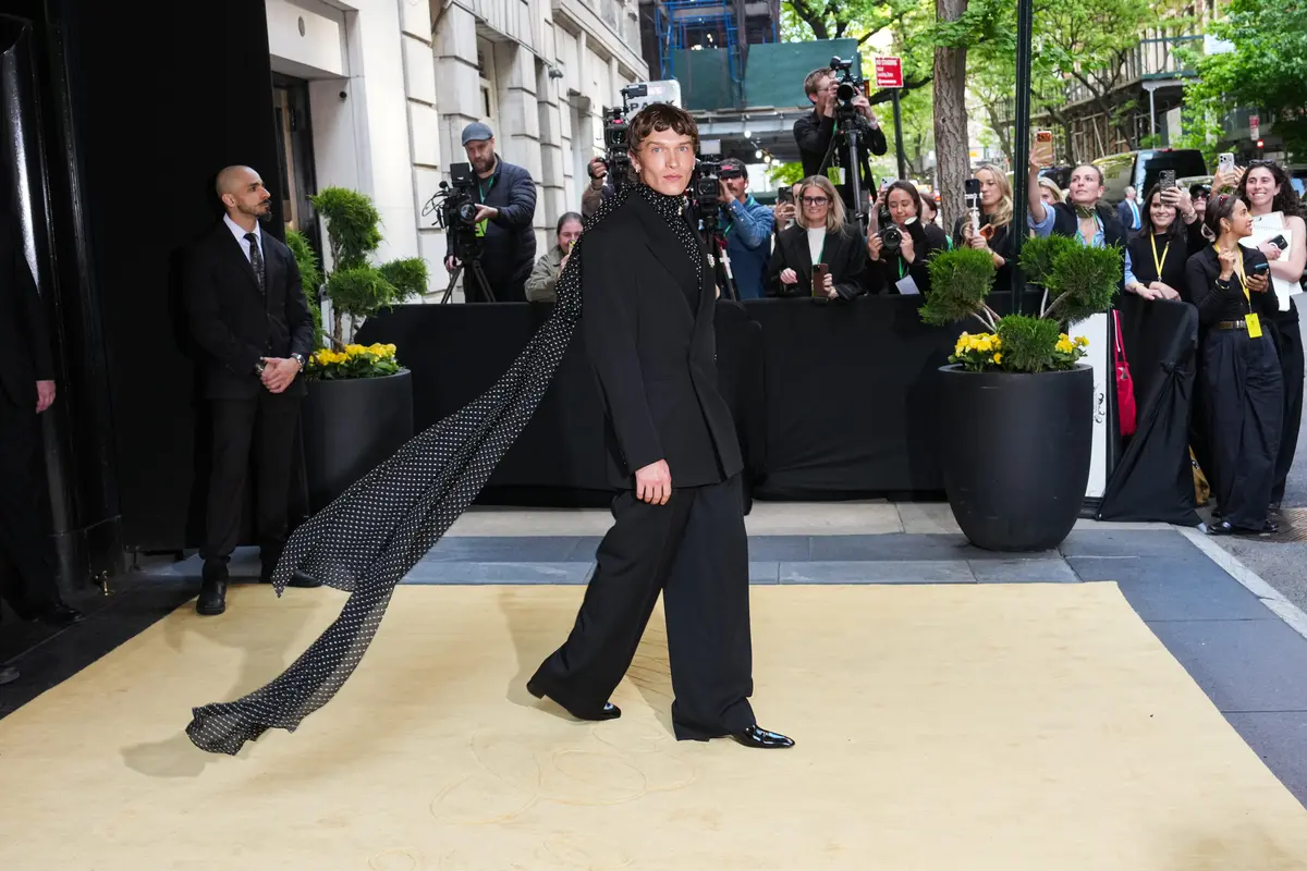 Connor Storrie Debuts Spring Trend at Met Gala