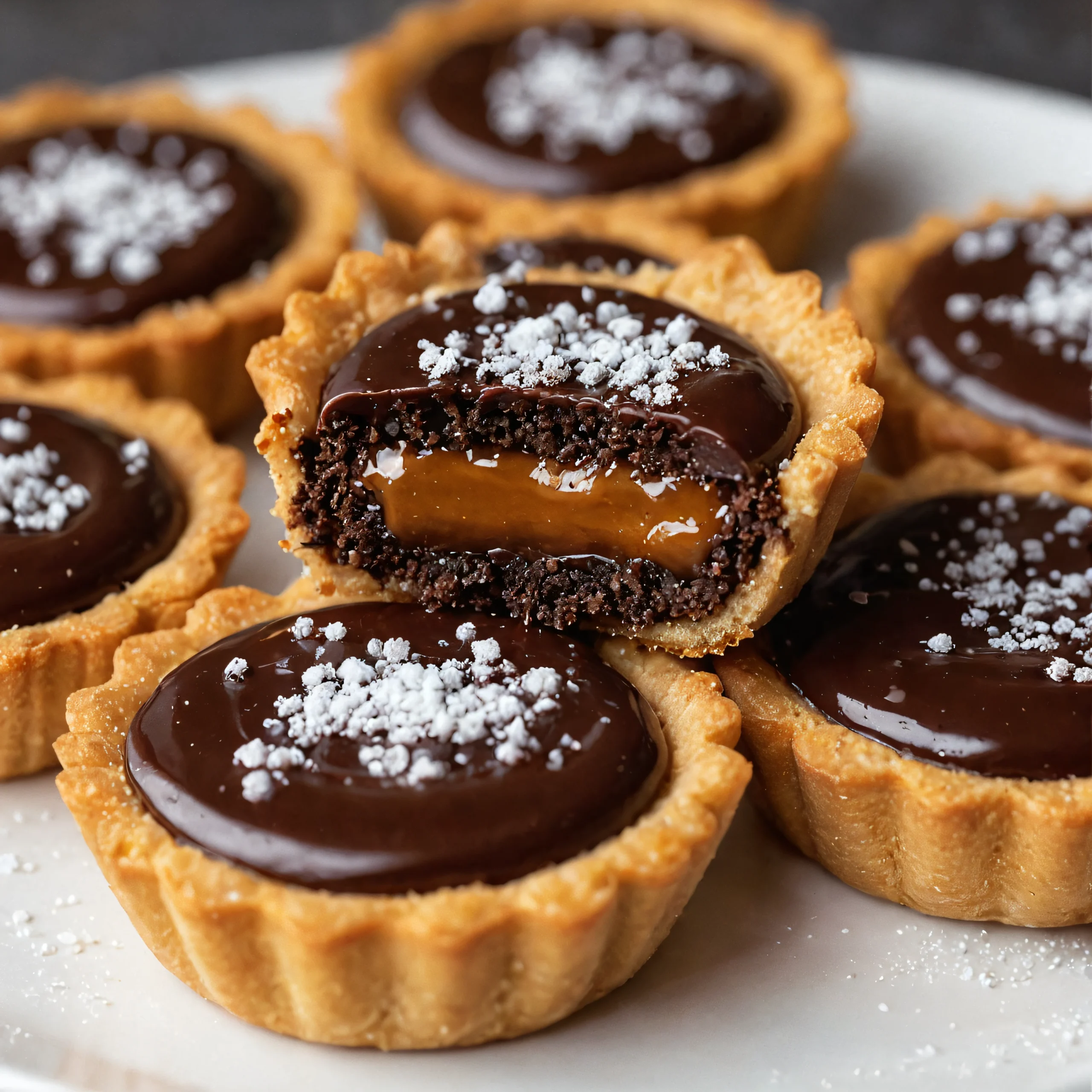 Chocolate Caramel Tartlets Recipe