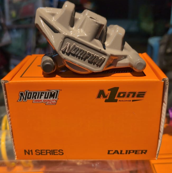 NORIFUMI X-CLAMP CALIPER UNIVERSAL N1 SERIES REAR ALLOY (BELAKANG) - GREY