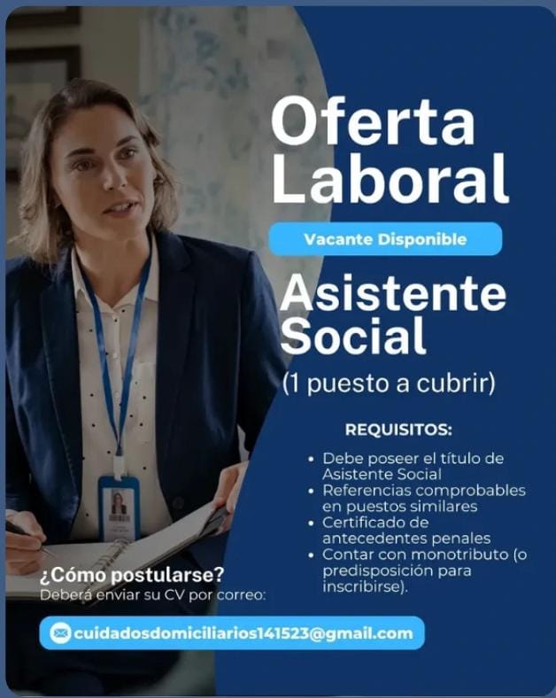Se busca Asistente Social en Posadas