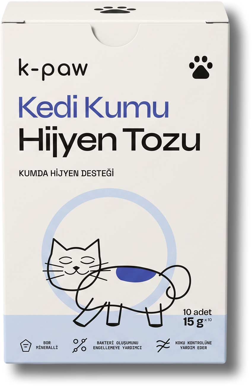 K-Paw Bor Mineralli Kedi Kumu Hijyen Tozu
