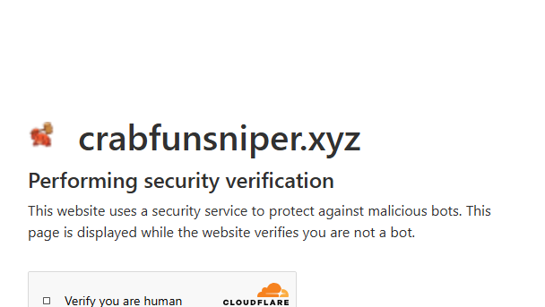Stored capture of crabfunsniper.xyz