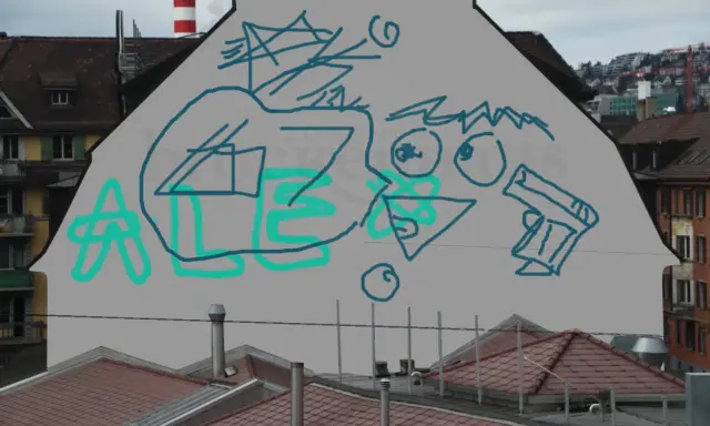 Graffiti artwork by leykop