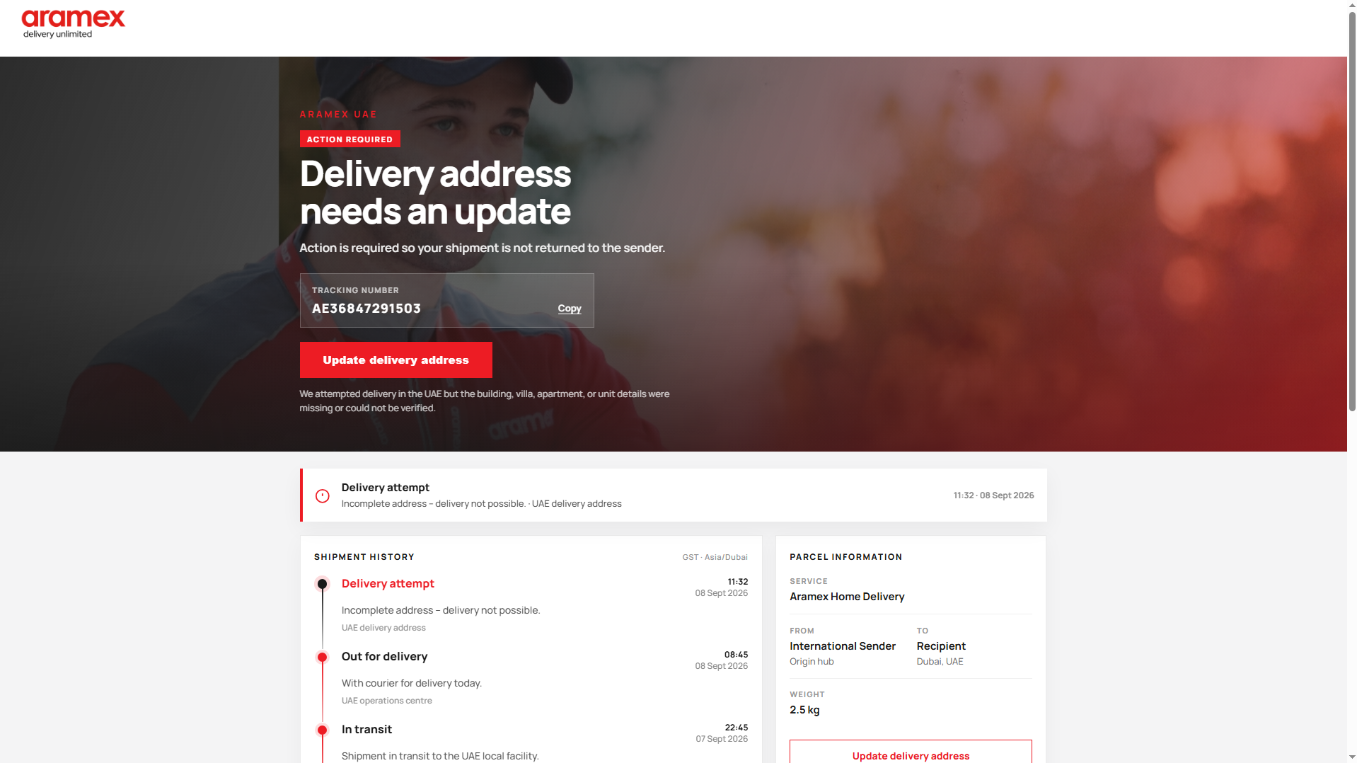 Stored capture of aramex.buyerxx.xin