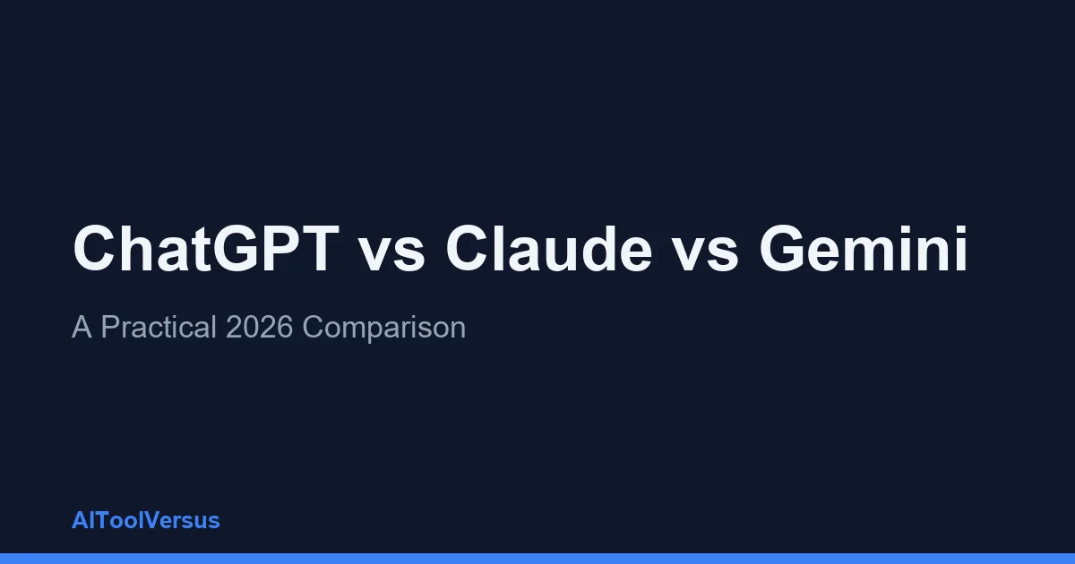 ChatGPT vs Claude vs Gemini