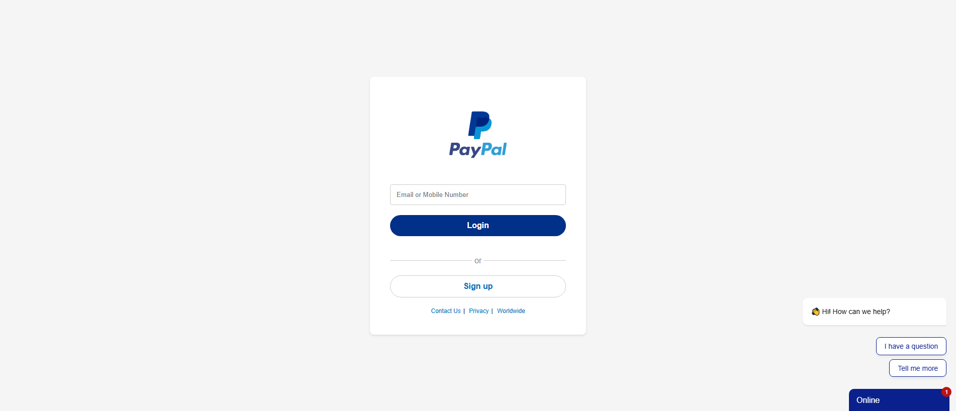 Forensic screenshot of [REDACTED] showing the phishing page layout