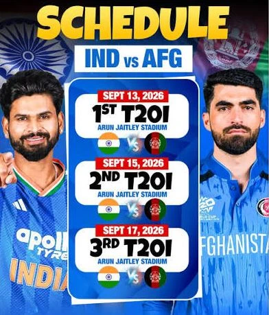 India Afghanistan Schedule Picture