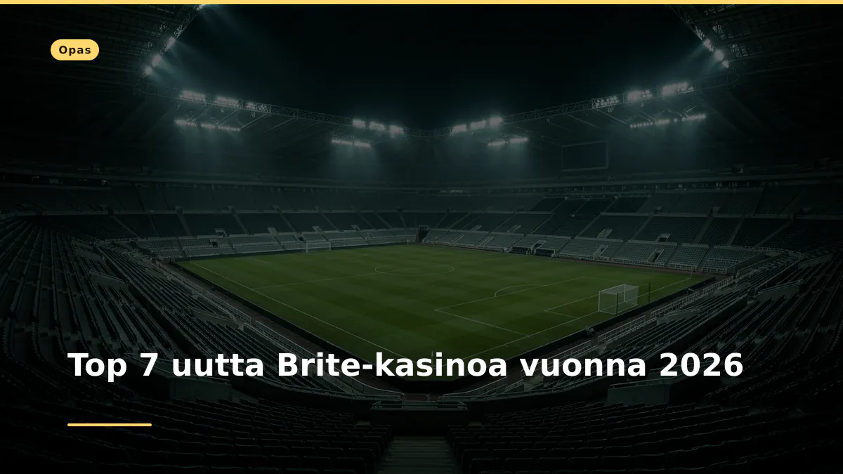 Top 7 uutta Brite-kasinoa vuonna 2026