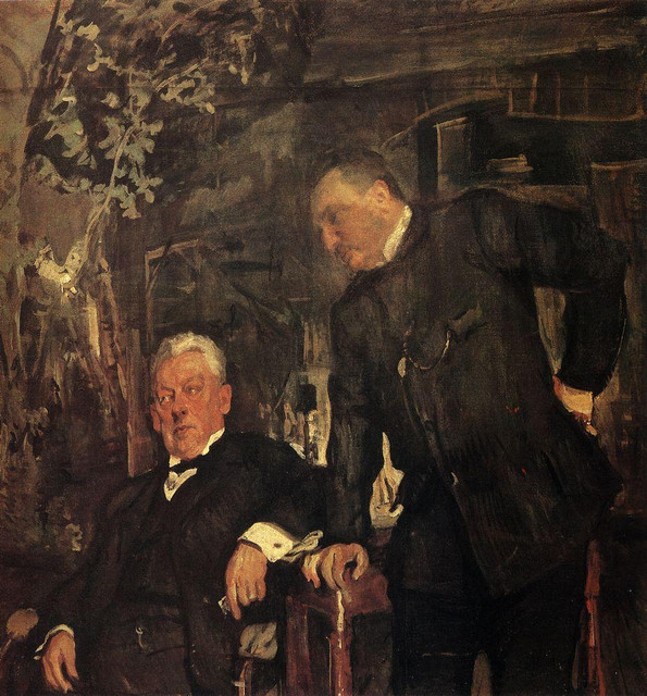 Портрет артистов А П Ленского и А И Южина 1908